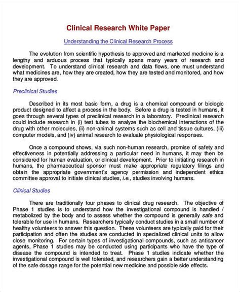 what is a research white paper